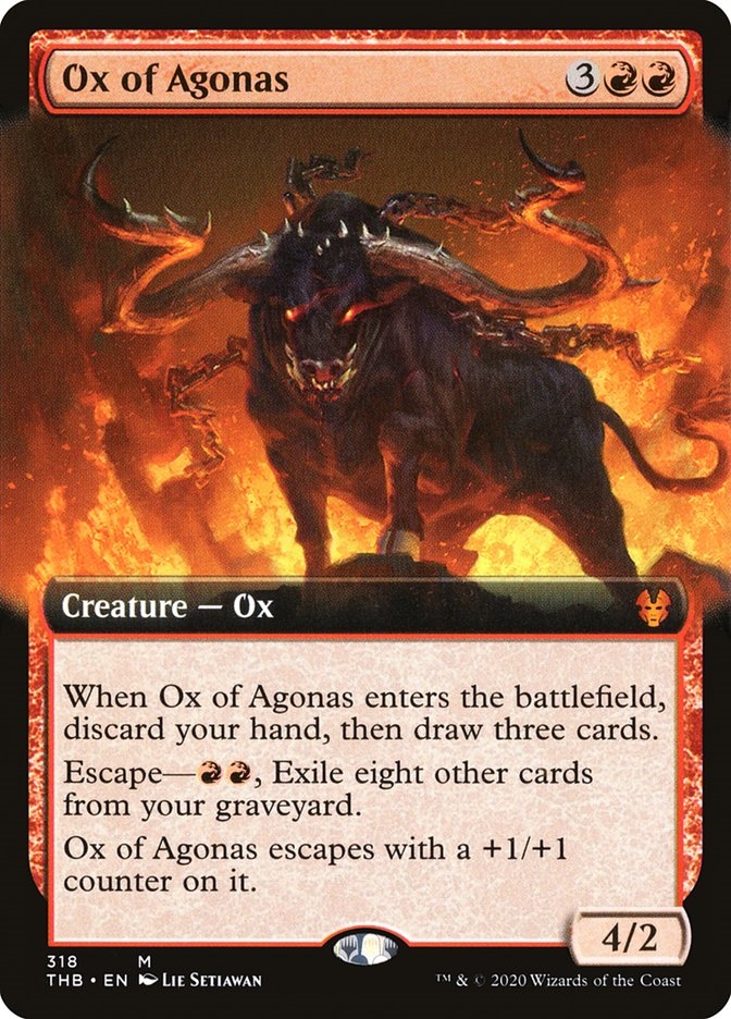 Ox of Agonas Theros Beyond Death Bordless